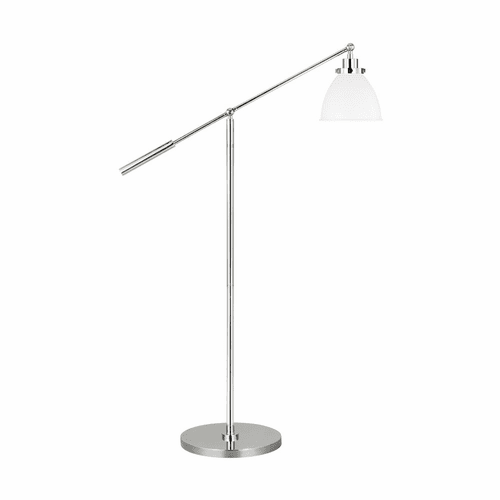 Chapman & Myers Wellfleet 1-LT Dome Floor Lamp - Matte White - CT1131MWTPN1