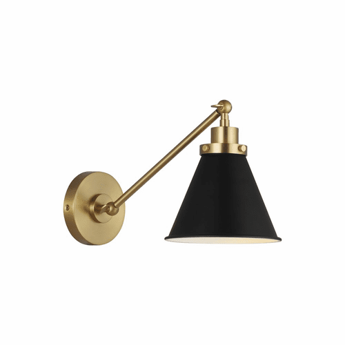 Chapman & Myers Wellfleet 1-LT Wall Sconce - Midnight Black - CW1121MBKBBS