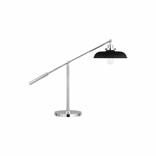 Chapman & Myers Wellfleet 1-LT Wide Desk Lamp - Midnight Black - CT1111MBKPN1