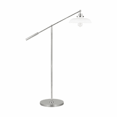 Chapman & Myers Wellfleet 1-LT Wide Floor Lamp - Matte White - CT1141MWTPN1 Chapman & Myers Wellfleet 1-LT Wide Floor Lamp - Matte White - CT1141MWTPN1