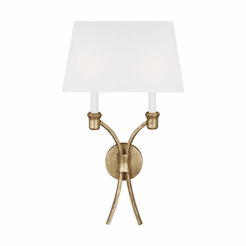 Chapman & Myers Westerly 2-LT Wall Sconce - Antique Gild - CW1032ADB