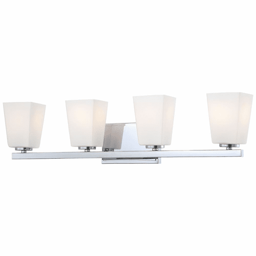 City Square 4-LT Bath Light - Chrome - 6544-77