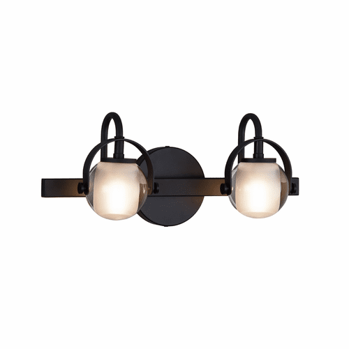 Conduit 2-Light Bath Bar - Matte Black - FSN-8062-CLOP-MBLK