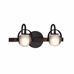 Conduit 2-Light Bath Bar - Matte Black - FSN-8062-CLOP-MBLK Conduit 2-Light Bath Bar - Matte Black - FSN-8062-CLOP-MBLK