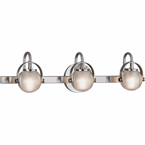 Conduit 3-Light Bath Bar - Brushed Nickel - FSN-8063-CLOP-NCKL
