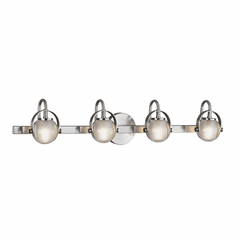 Conduit 4-Light Bath Bar - Brushed Nickel - FSN-8064-CLOP-NCKL