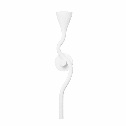 Corbett Anastasia 1 Light Wall Sconce - Gesso White - 406-01-GSW