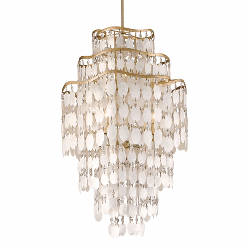 Corbett Dolce 7-LT Pendant - Champagne Leaf - 109-47