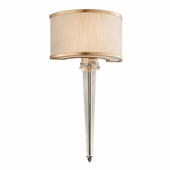 Corbett Harlow 2 + 4-LT Wall Sconce - Tranquility Silver Leaf - 166-12