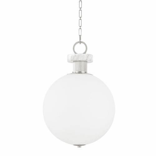 Corbett Haru 1 Light Large Pendant - Burnished Nickel - 395-18-BN