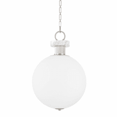 Corbett Haru 1 Light Large Pendant - Burnished Nickel - 395-18-BN Corbett Haru 1 Light Large Pendant - Burnished Nickel - 395-18-BN