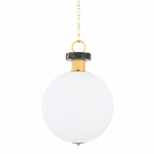 Corbett Haru 1 Light Large Pendant - Vintage Brass - 395-18-VB