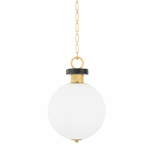 Corbett Haru 1 Light Small Pendant - Vintage Brass - 395-13-VB