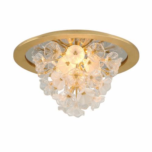 Corbett Jasmine 1-LT Flush Mount - Gold Leaf - 268-31