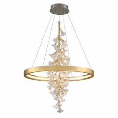 Corbett Jasmine 1-LT Pendant - Gold Leaf - 268-72 Corbett Jasmine 1-LT Pendant - Gold Leaf - 268-72
