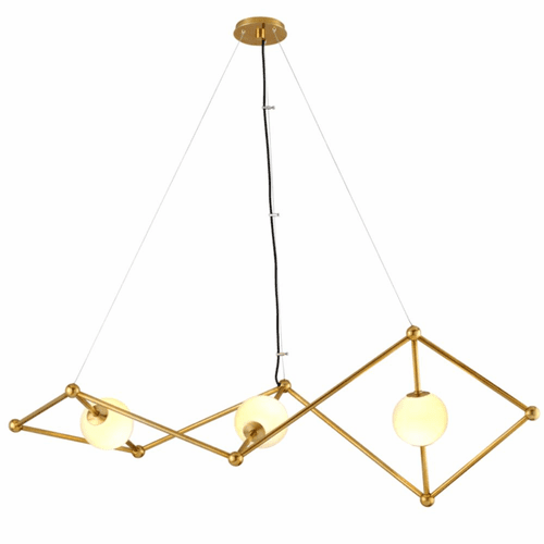 Corbett Lighting Bickley 3-LT Linear - Vintage Brass - 298-53