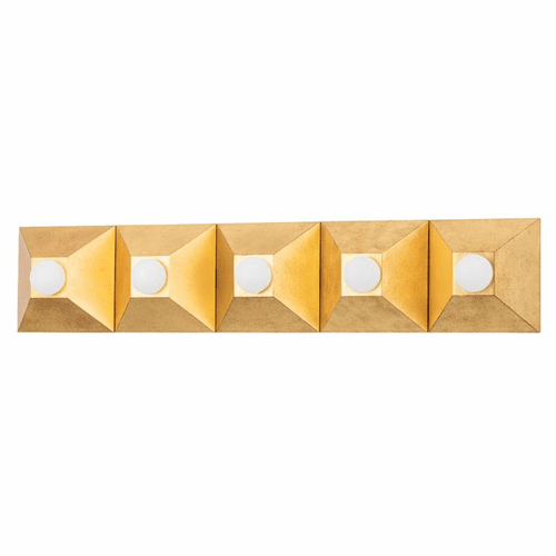 Corbett Max 5 Light Bath Bracket - Vintage Gold Leaf - 325-05-VGL
