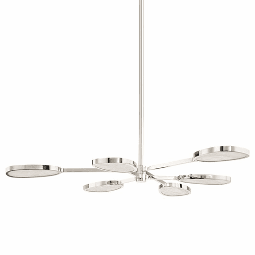 Corbett Patras 6 Light Chandelier - Burnished Nickel - 338-06-BN