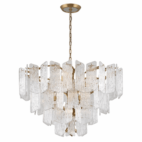 Corbett Piemonte 12-LT Chandelier - Royal Gold - 244-412