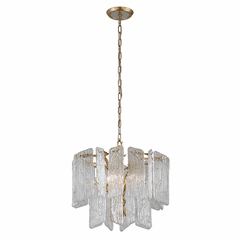 Corbett Piemonte 4-LT Chandelier - Royal Gold - 244-44