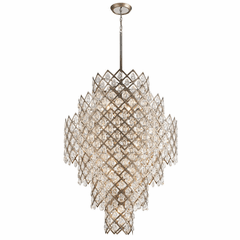 Corbett Tiara 7-LT Large Pendant Entry Light - Vienna Bronze - 214-717 Corbett Tiara 7-LT Large Pendant Entry Light - Vienna Bronze - 214-717