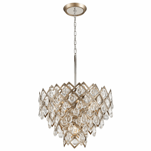 Corbett Tiara 7-LT Pendant Dining - Vienna Bronze - 214-47