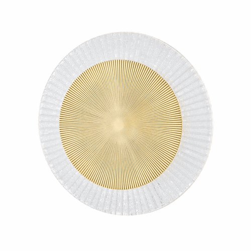 Corbett Topaz 1 Light Flush Mount - Vintage Polished Brass - 328-16-VPB