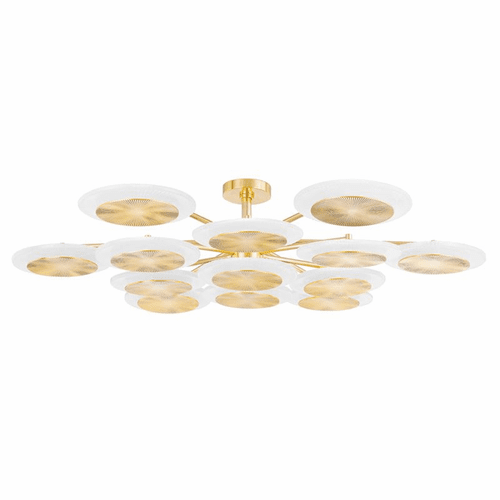 Corbett Topaz 13 Light Chandelier - Vintage Polished Brass - 328-57-VPB
