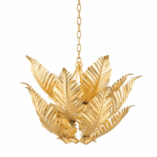 Corbett Tropicale 8 Light Small Pendant - Gold Leaf - 317-48-GL