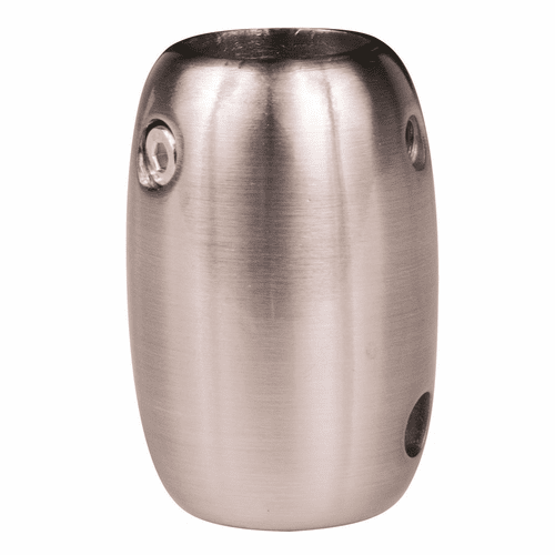 Craftmade 1/2" Threaded Downrod Coupler - Brushed Polished Nickel - COUPLER-BNK