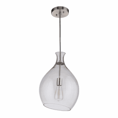 Craftmade 1 Light Pendant - Brushed Polished Nickel - P951BNK1
