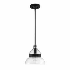 Craftmade 1-LT Mini Pendant - Flat Black - P960FB1