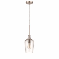 Craftmade 1-LT Mini Pendant w/Cord - Brushed Polished Nickel - P445BNK1