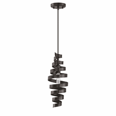 Craftmade 1-LT Mini Pendant w/Cord - Matte Black - P716MBK1