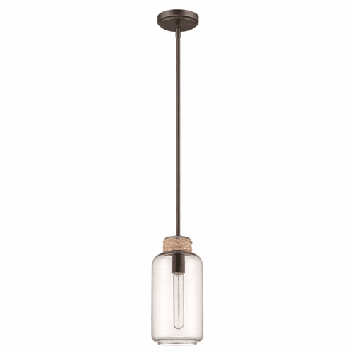 Craftmade 1-LT Mini Pendant with Rods - Espresso - P435ESP1