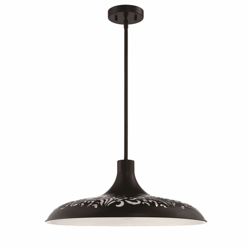 Craftmade 1-LT Pendant - Flat Black - P965FB1