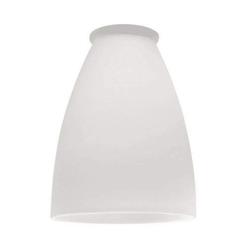 Craftmade 2 1/4" Glass Slim Cone - Frosted Matte White - 411W