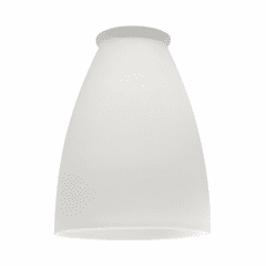 Craftmade 2 1/4" Glass Slim Cone - Frosted Matte White - 411W