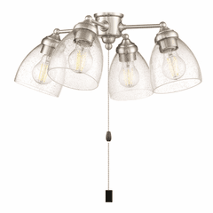 Craftmade 4-LT Universal Fan Light Kit - Polished Nickel - LK401105-BNK-LED