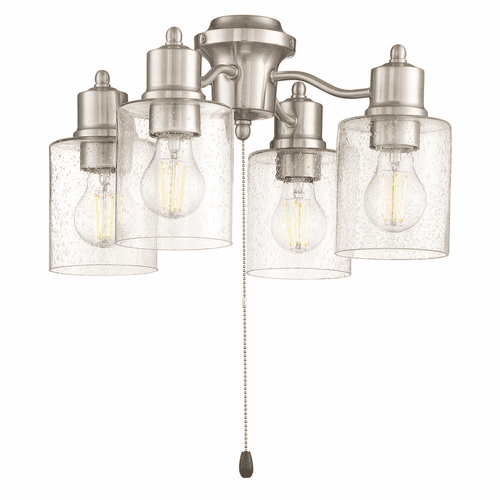 Craftmade 4-LT Universal Fan Light Kit - Polished Nickel - LK403107-BNK-LED