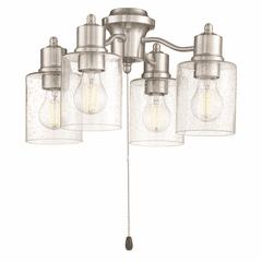 Craftmade 4-LT Universal Fan Light Kit - Polished Nickel - LK403107-BNK-LED