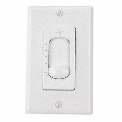 Craftmade 4 Speed Fan Wall Control, no Reverse - White - CM-6W