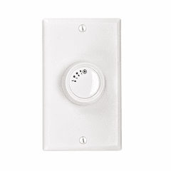 Craftmade 4 Speed Rotary Dial Fan Wall Control 5 Amp - White - CM-4SDH-5