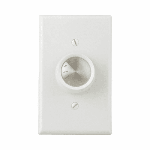 Craftmade 4 Speed Rotary Dial Fan Wall Control - White - CM-4SDH