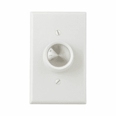 Craftmade 4 Speed Rotary Dial Fan Wall Control - White - CM-4SDH