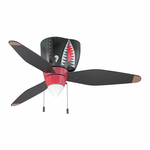 Craftmade 48" WarPlanes Ceiling Fan - WarPlanes Tiger Shark - WB348TS3