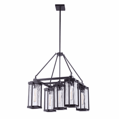 Craftmade 5 Light Pyrmont Outdoor Chandelier - Oiled Bronze Gilded - 54125-OBG