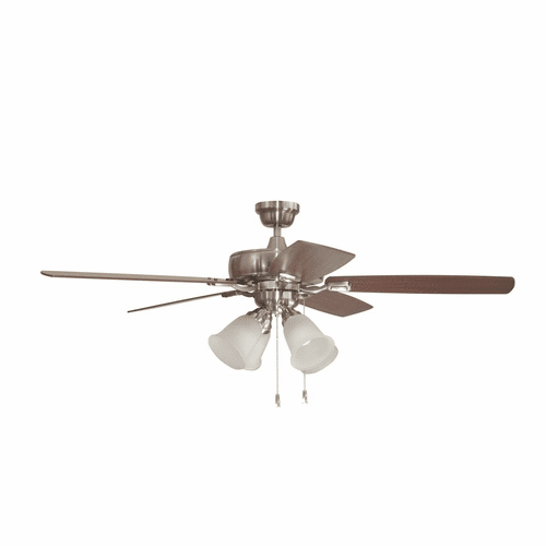 Craftmade 52" 4-LT Twist N Click Ceiling Fan - Polished Nickel - TCE52BNK5C4