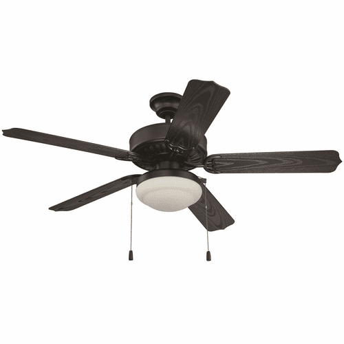 Craftmade 52" Enduro Ceiling Fan w/Light Kit - Matte Black - END52MBK5PC1