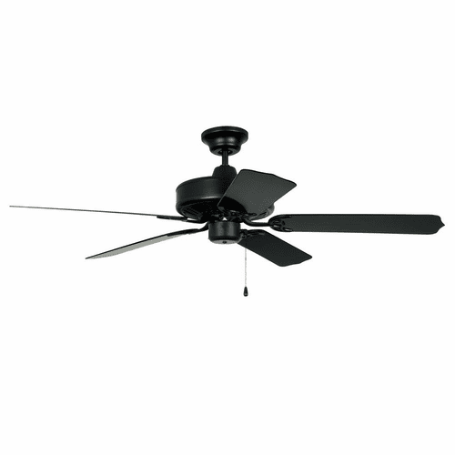 Craftmade 52" Enduro Plastic Ceiling Fan - ABS Housing - Matte Black - END52MBK5P